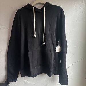 NWT Pact Unisex‎ Maritime Black One For All Unisex Hoodie Size L